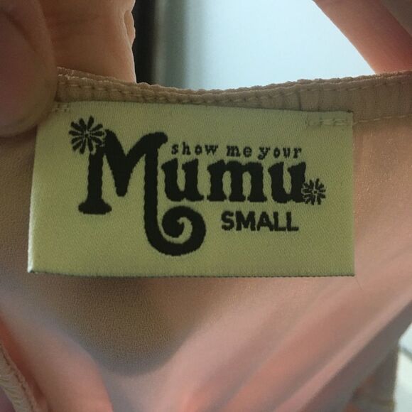 Show Me Your Mumu S blush powder pink  halter maxi cruise dress - Picture 4 of 4